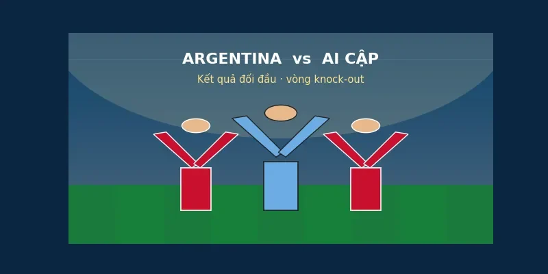 Kết quả đối đầu Argentina vs Ai Cập