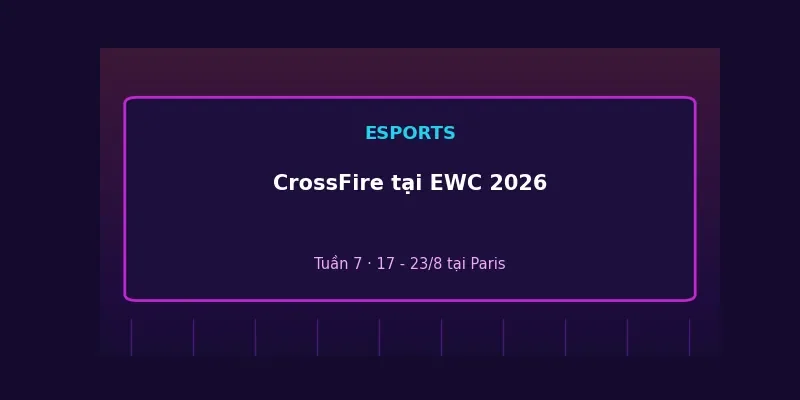 CrossFire tại Esports World Cup 2026