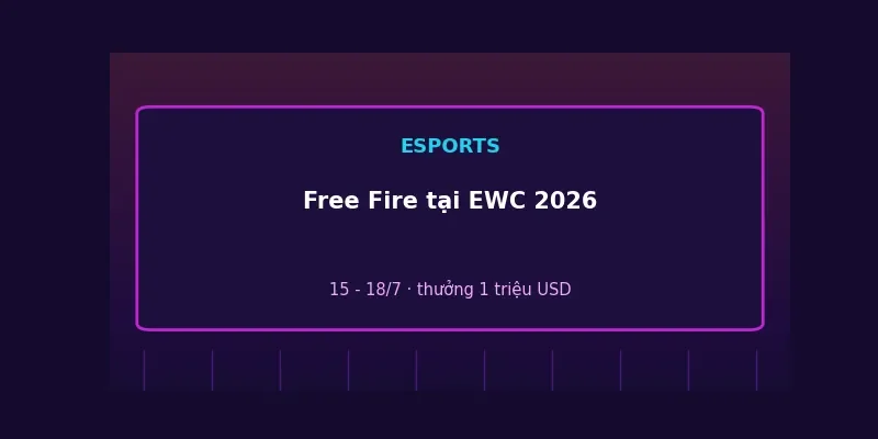 Free Fire tại Esports World Cup 2026